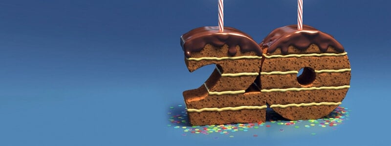 20 birthday cake
