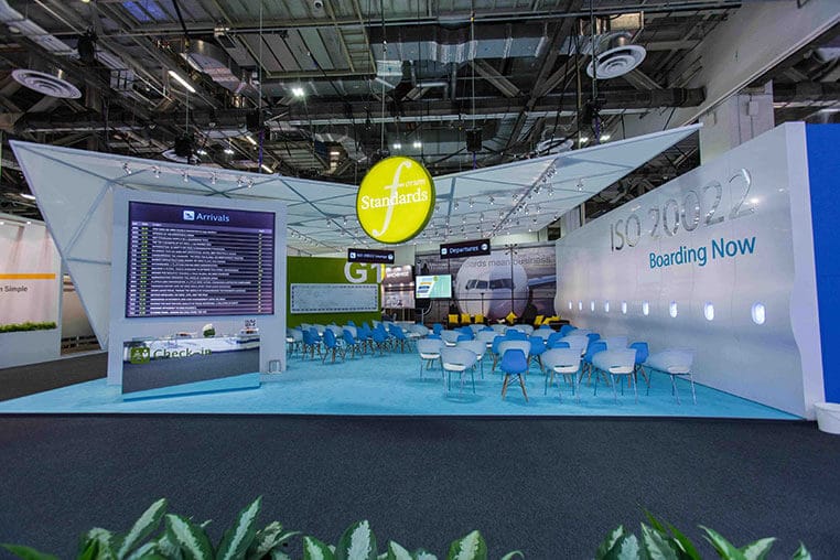 An exhibition stand