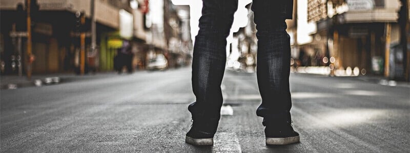 Someone in the street
