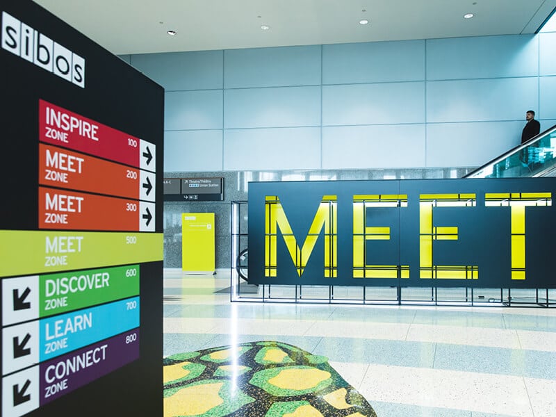 Sibos signage and wayfinding 2017