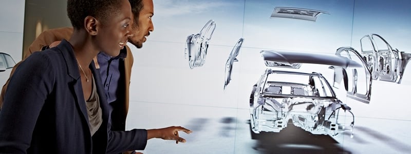 A futuristic car