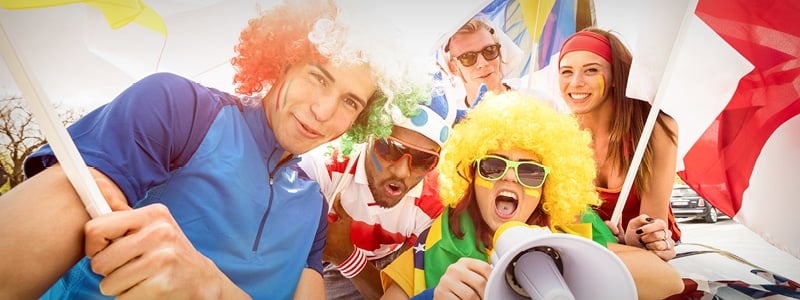 People at a festival