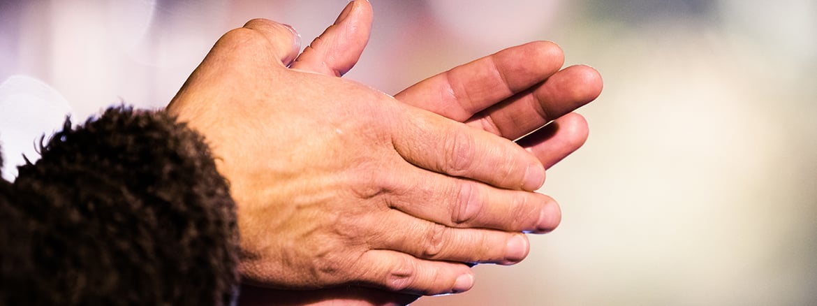 Clapping hands