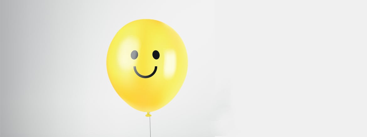 A happy balloon