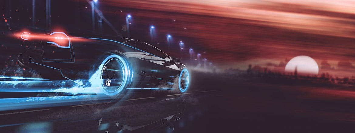 Futuristic car