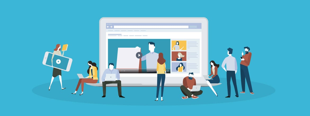 People on a computer