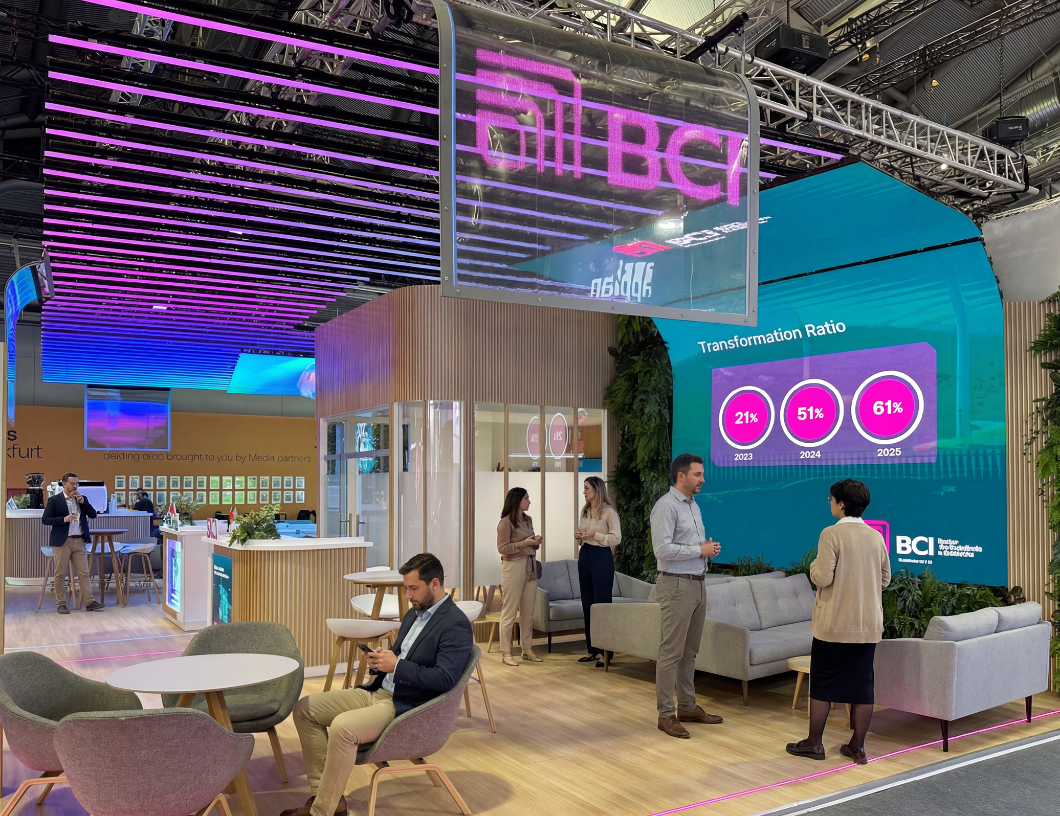 BCI exhibition stand