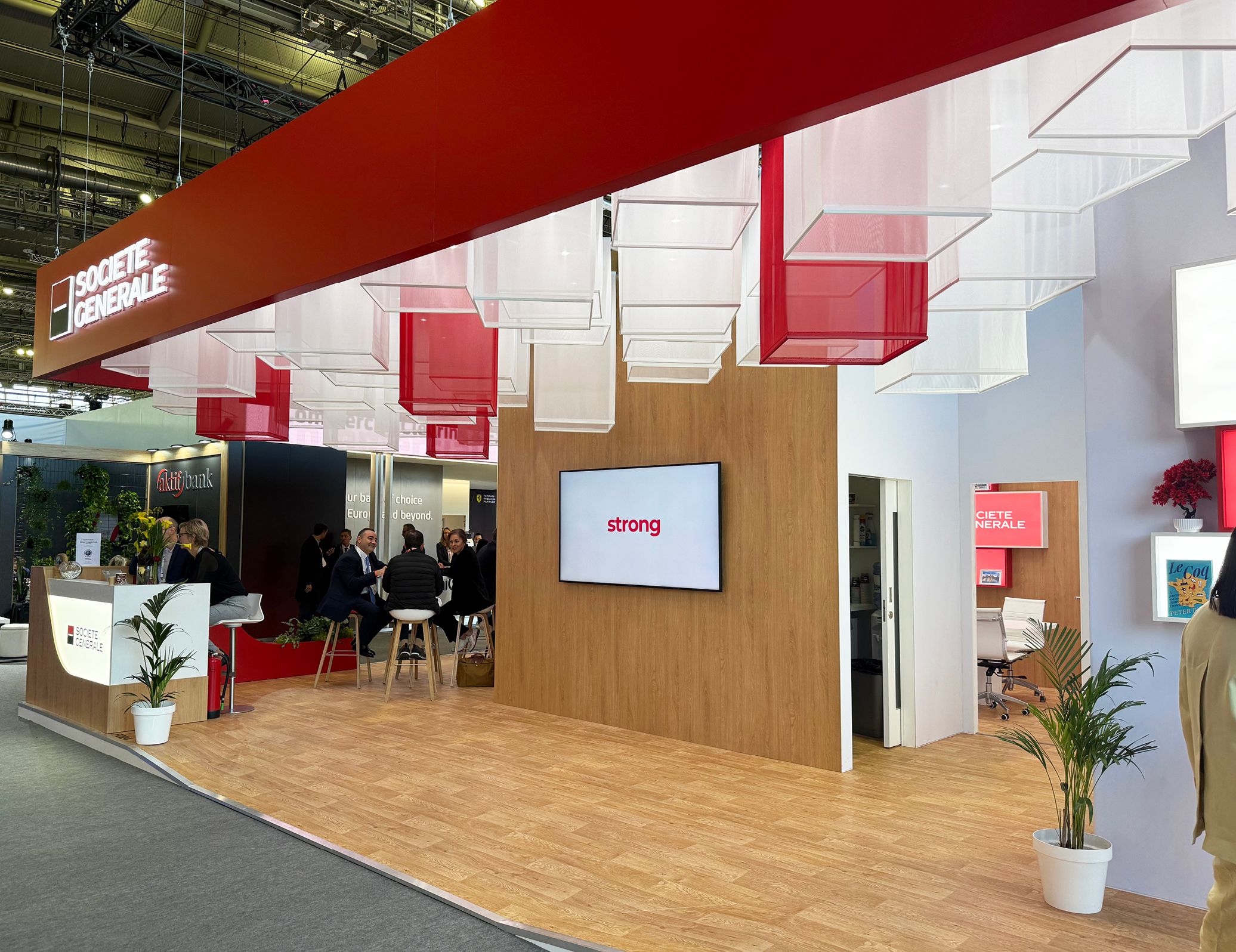 Société Générale exhibition stand
