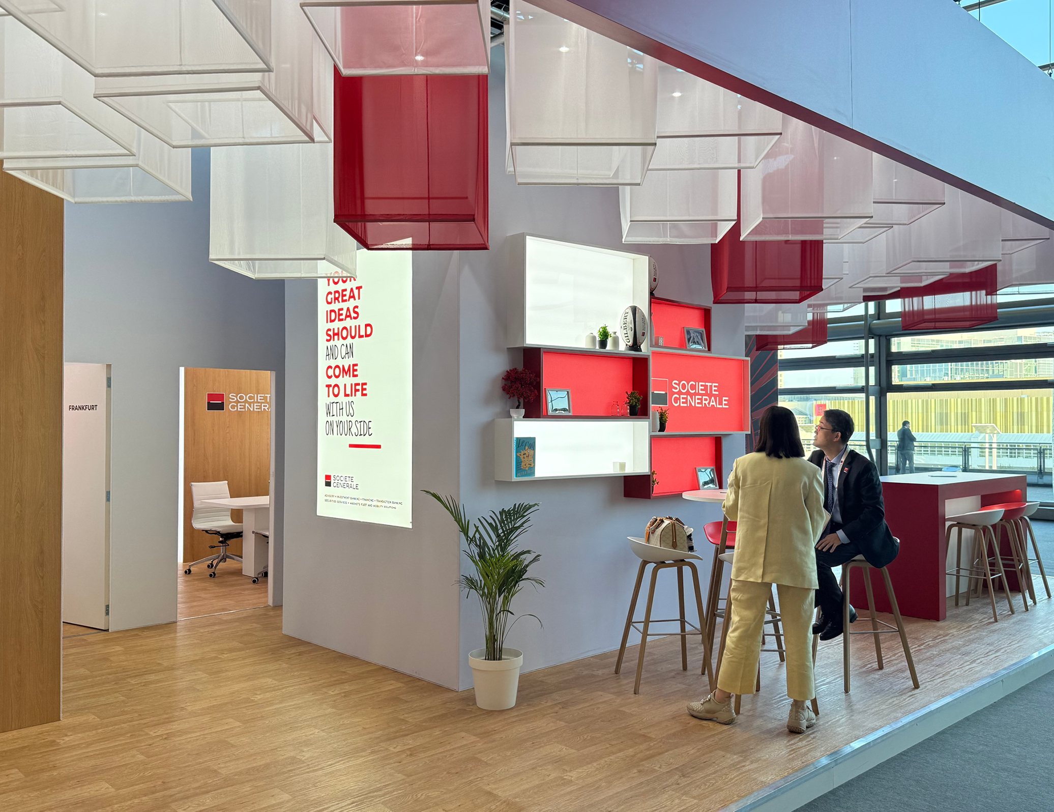 Société Générale exhibition stand