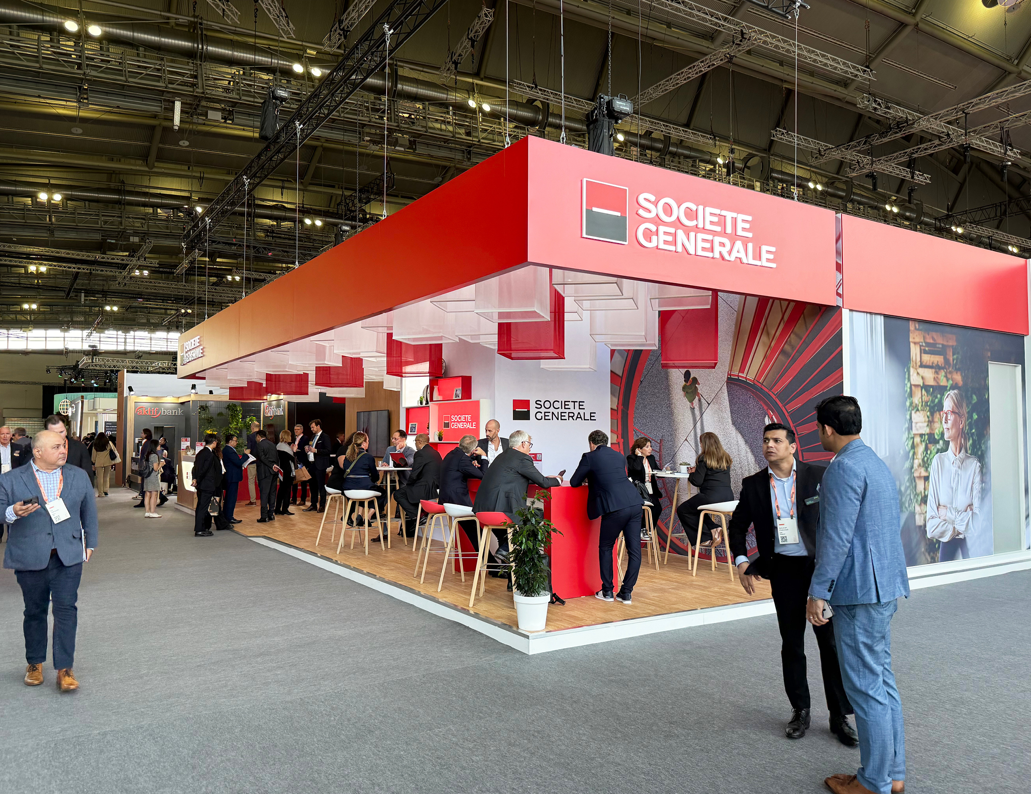 Société Générale exhibition stand