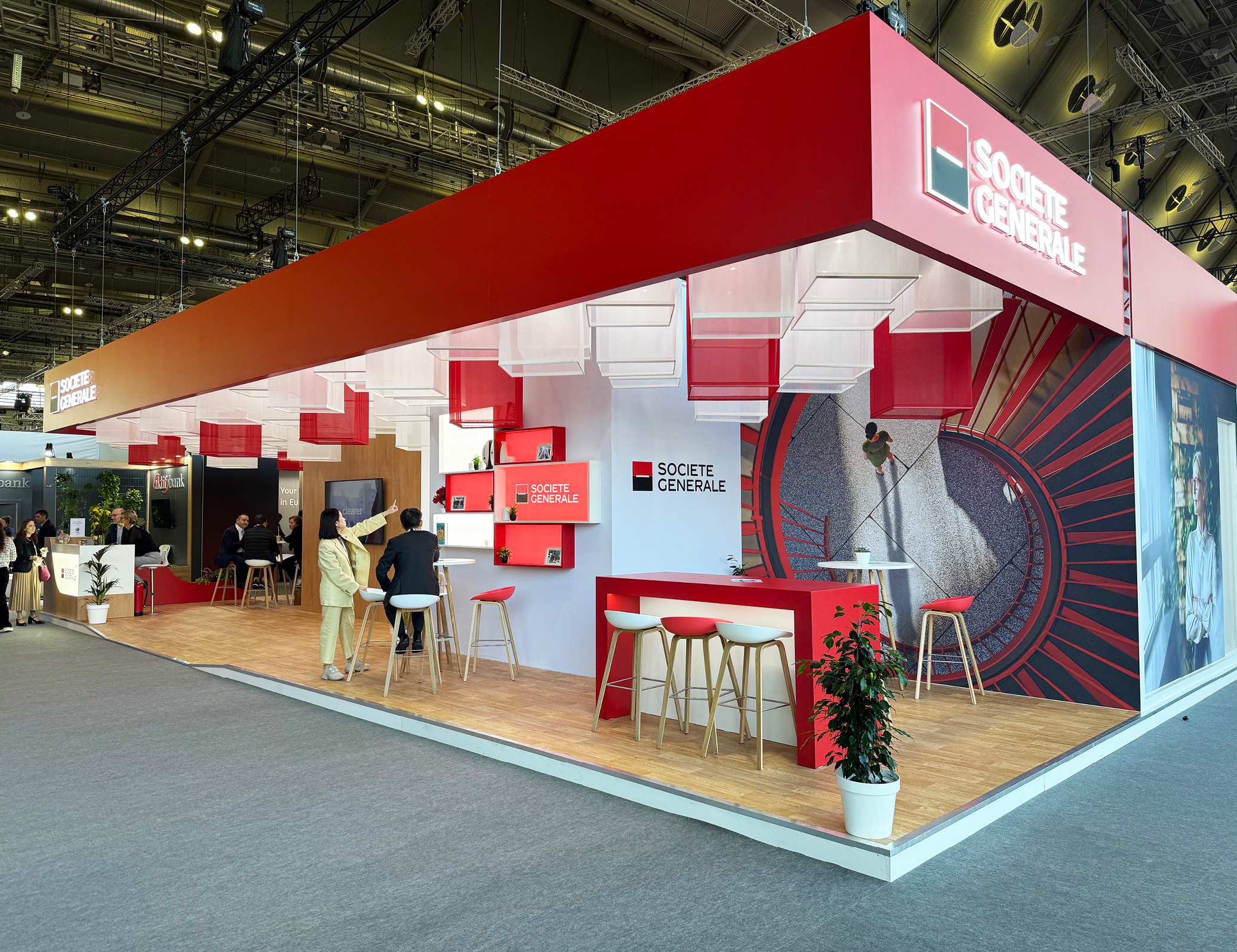 Société Générale exhibition stand
