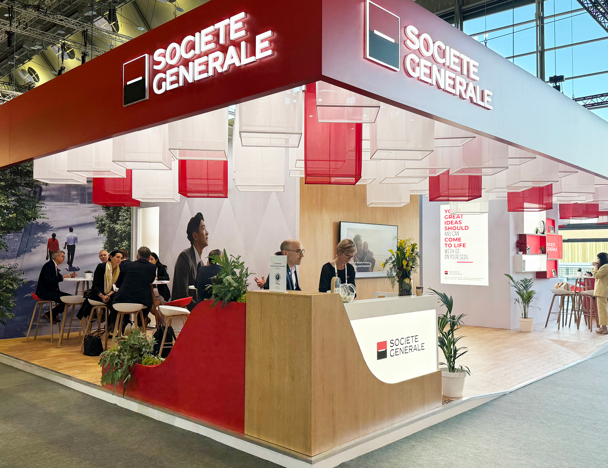 Société Générale exhibition stand