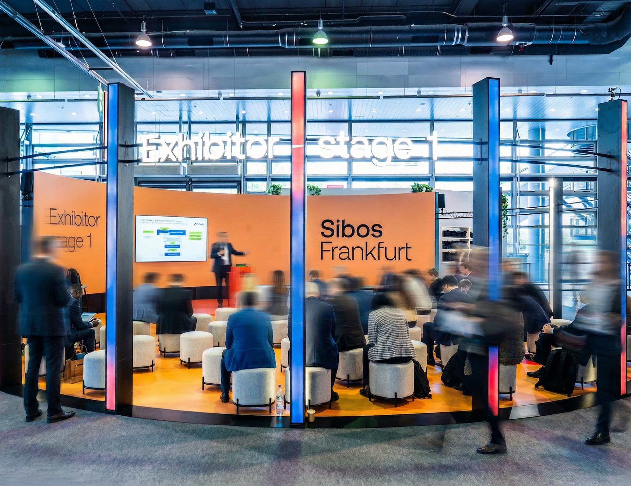 Sibos exhibitor stage