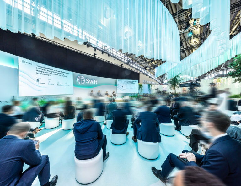 Swift stand at Sibos