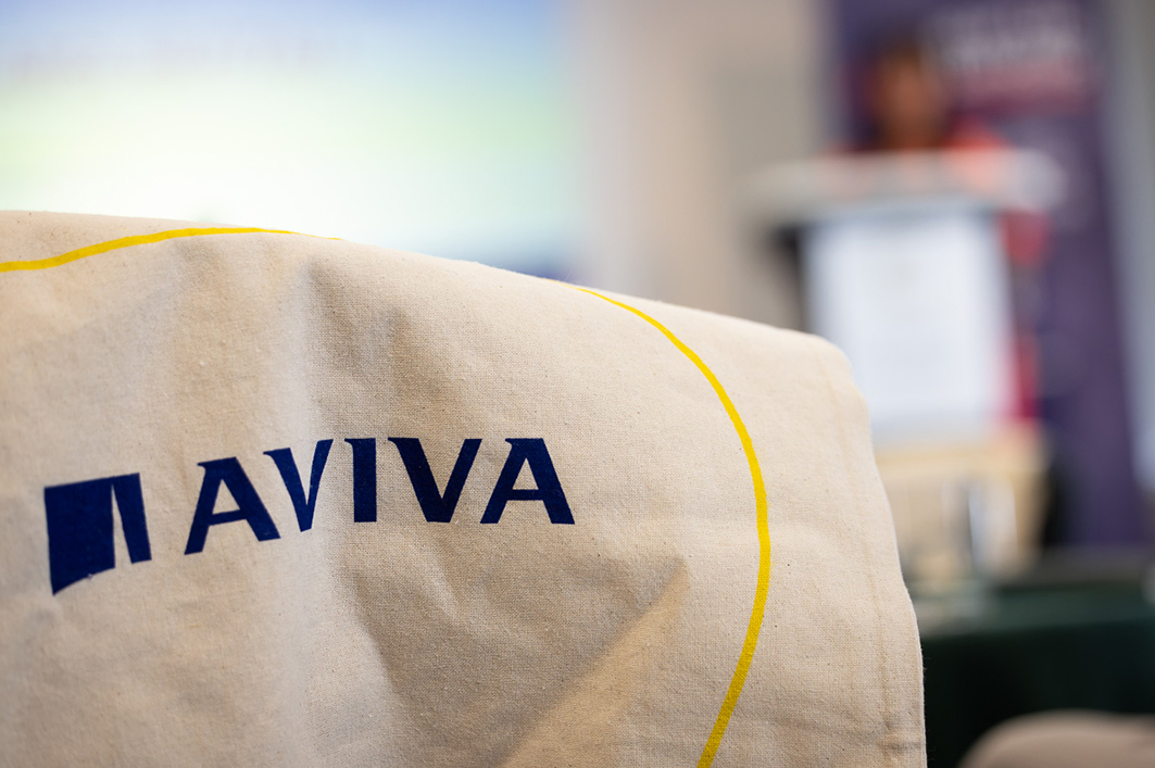 Aviva branded bag
