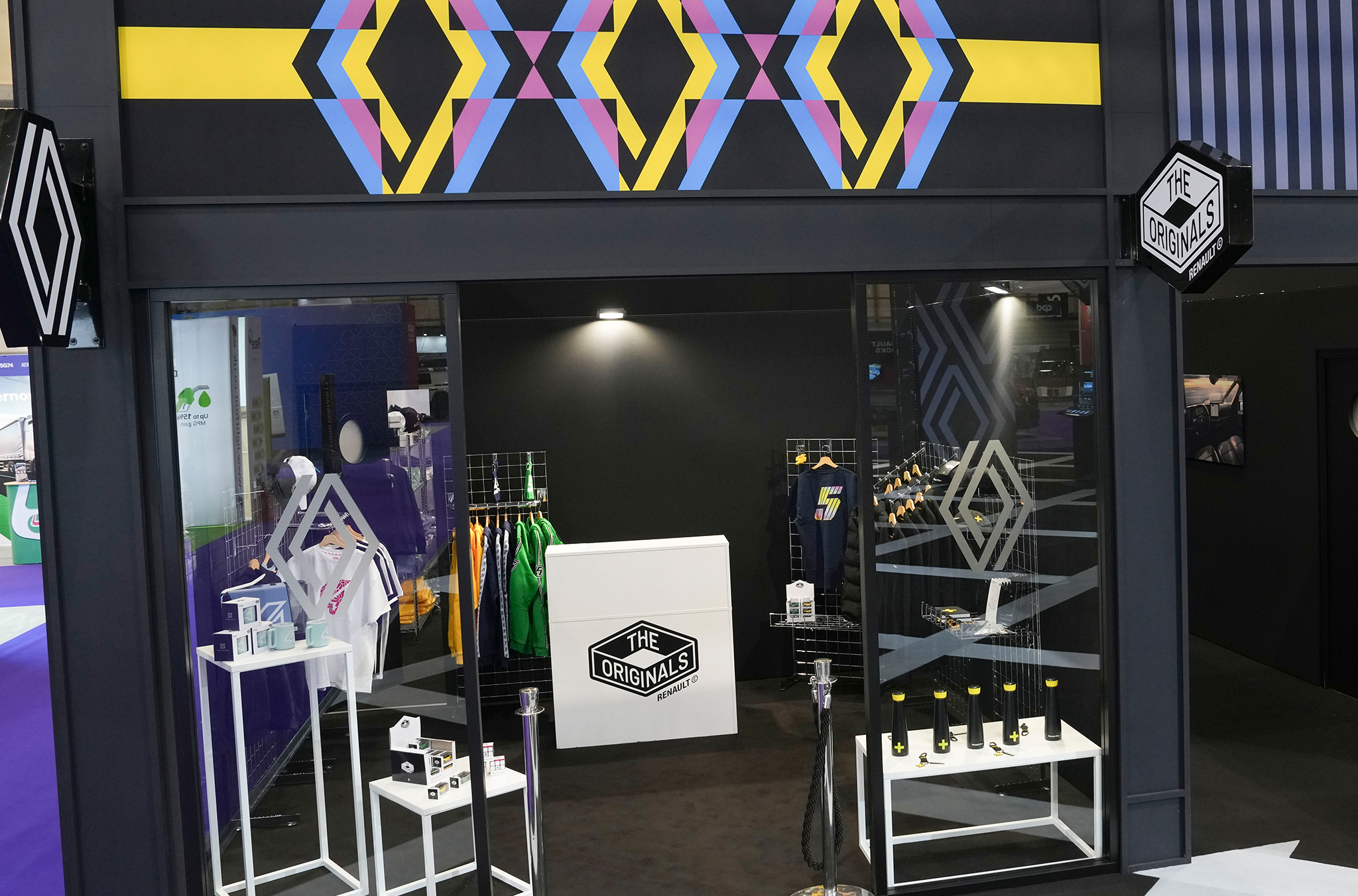 The shop on the Renault Stand at CV Show