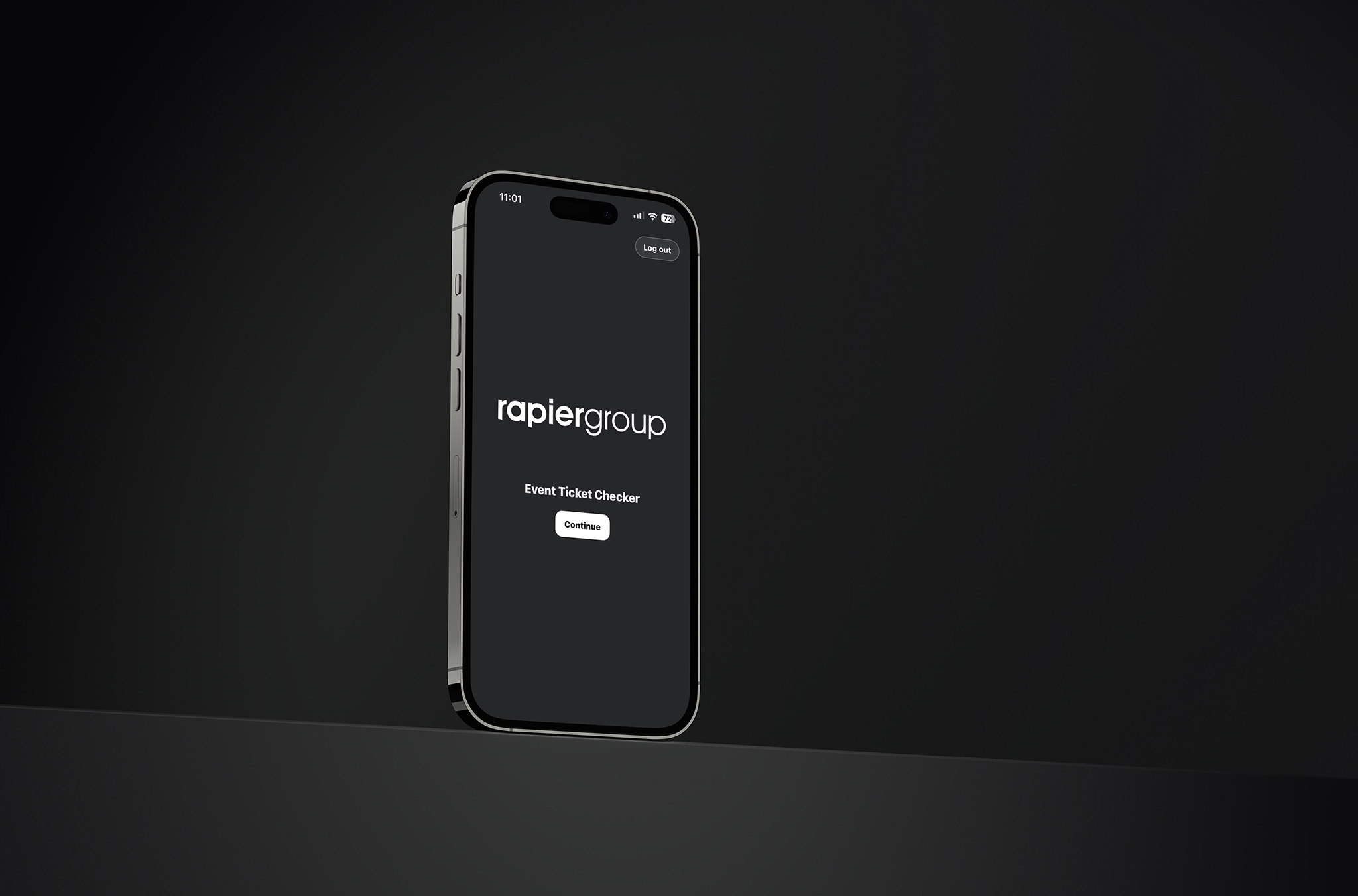 Rapiergroup event ticket checker app
