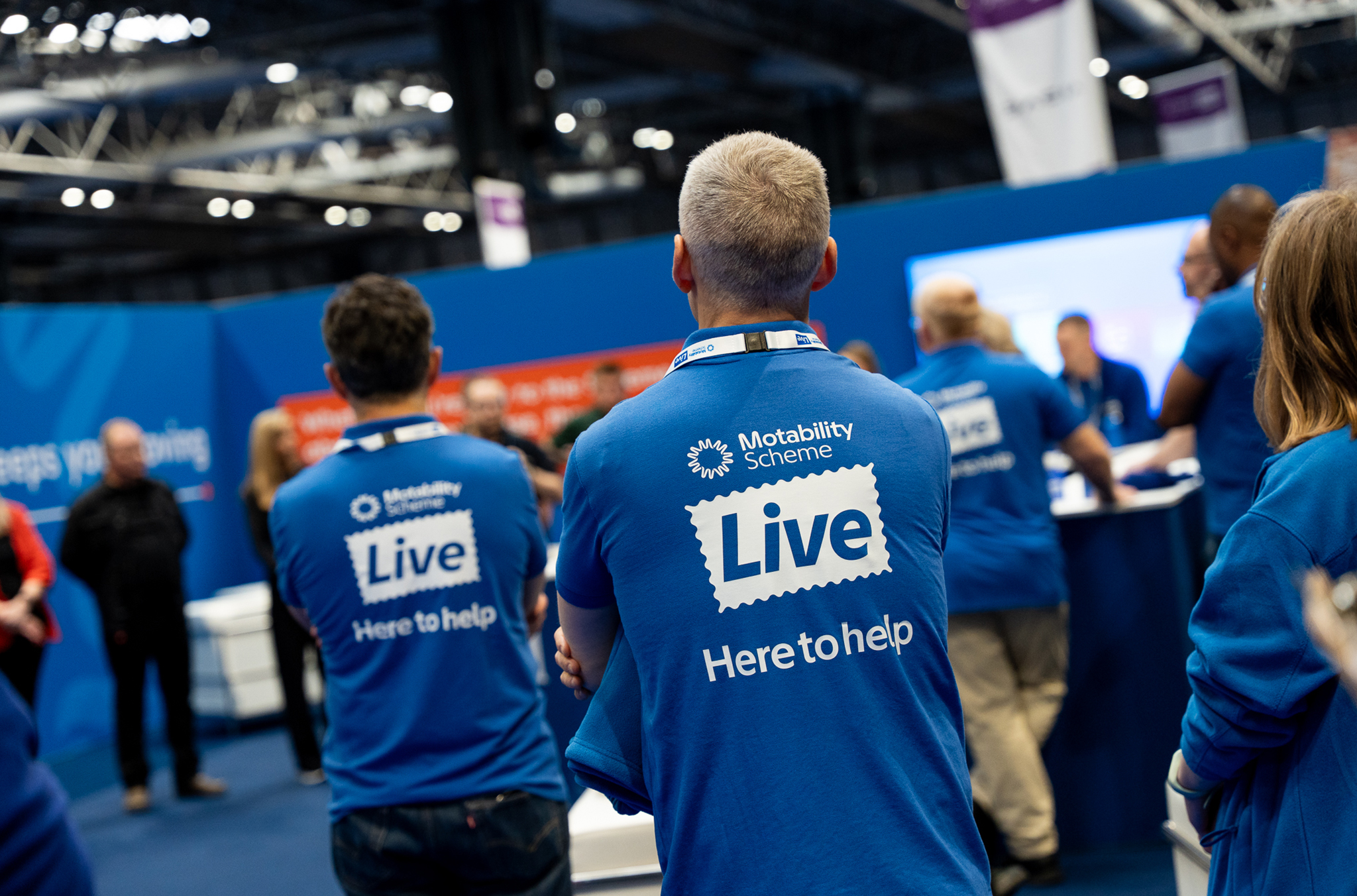 Staff at Motability Scheme Live